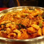 Eating Army Stew in Seoul