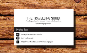 namecard woodbackground