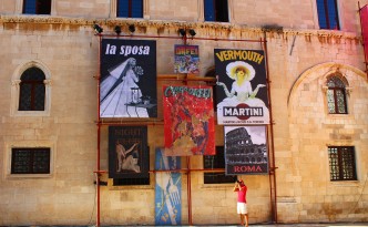 posters dubrovnik old city gloss over
