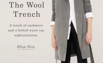 everlane trench coat travel