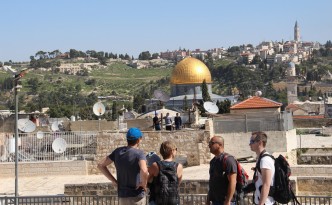 Temple Mount in Jerusalem as a tourist