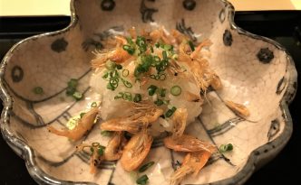sakura shrimp gion suetomo kyoto kaiseki lunch