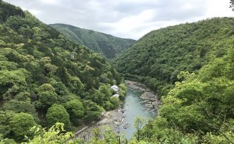 river gorge of Sagano Arashiyama