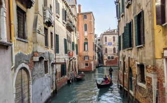 venice gondolas canals
