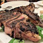 Having Florentine steak at L’Osteria di Giovanni in Florence