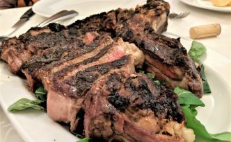 Florentine steak at L'Osteria di Giovanni in Florence