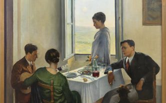 Afternoon in Fiesole (Self portrait) Baccio Maria Bacci